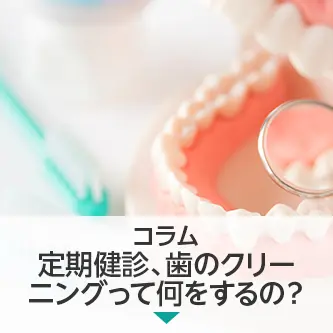 コラム|藤尾歯科医院の定期健診、歯のクリーニングって何をするの?初めてのメンテナンスの流れをやさしくご紹介